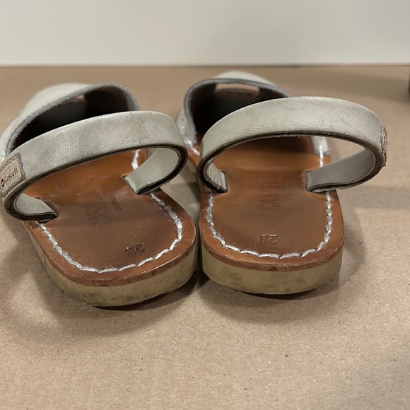 CASTELL Handmade MIBO Menorca TAUPE KIDS AVARCAS size EU 28 US 11 - Picture 3 of 12